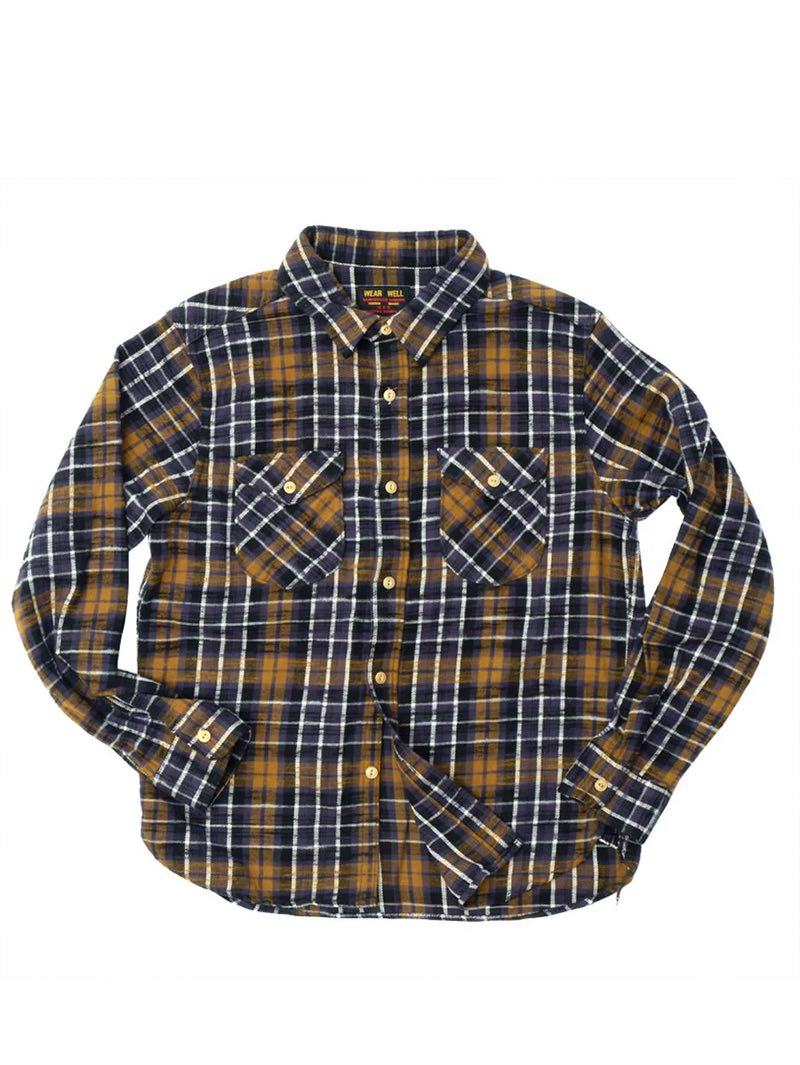 UES Purple Slubby Flannel Shirts