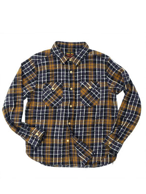 UES Purple Slubby Flannel Shirts