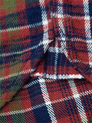 UES Red Slubby Flannel Shirts
