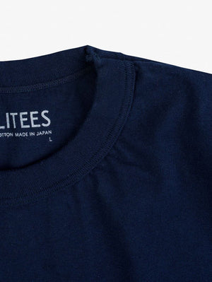 UTILITEES 5.5 oz Navy Loopwheel Crew Neck T-shirt