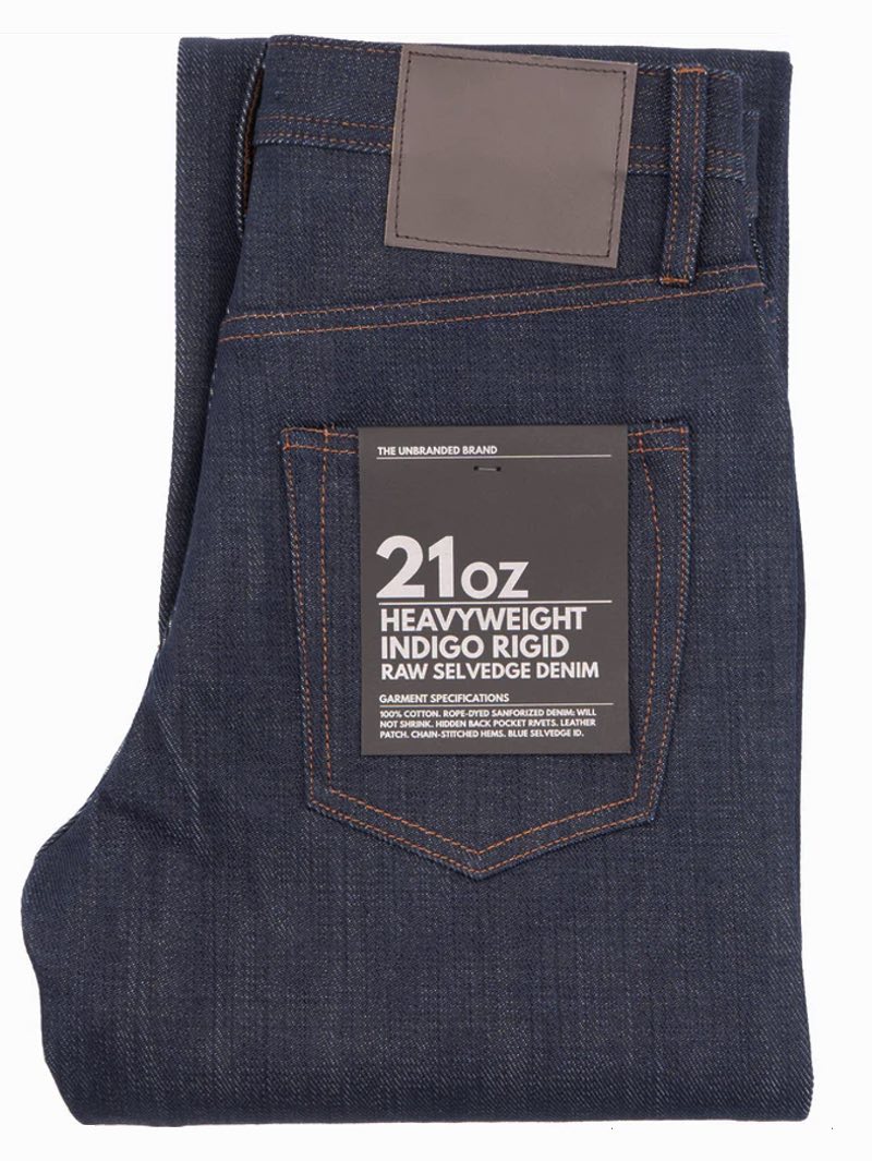Unbranded Brand UB721 Wide Straight - 21oz Indigo Selvedge