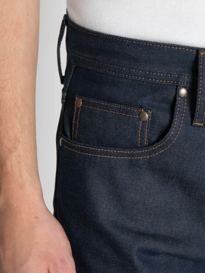 Unbranded UB654 Relaxed Tapered Fit 13.5oz Vintage Blue Selvedge