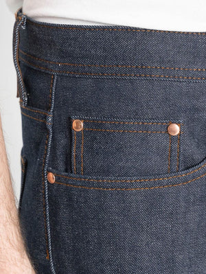 Unbranded UB701 Wide Fit 14.5oz Indigo Selvedge Jeans