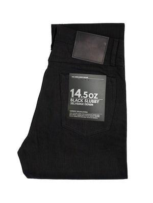 Unbranded UB848 Relaxed Straight 14.5 oz Slubby Black