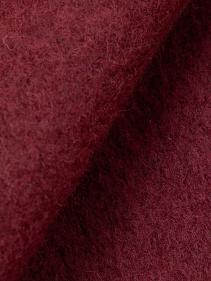 Universal Works Berry/Brown Wool Fleece Cardigan