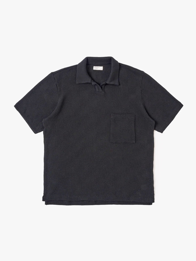 Universal Works Black Fantasy Checkerboard Shirt