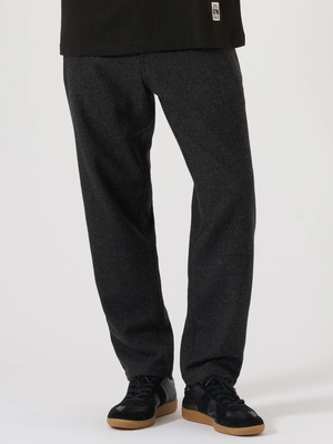 Universal Works Black Salt n' Pepper Tweed Military Chino