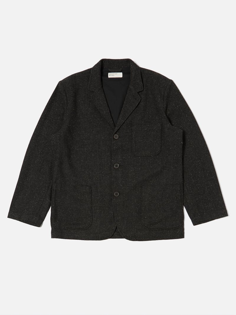 Universal Works Black Three Button Jacket