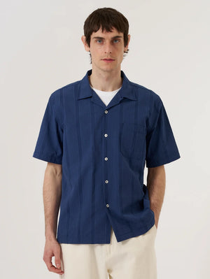 Universal Works Blue Maui Cotton Road Shirt