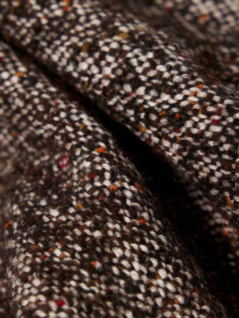 Universal Works Brown Cabin Jacket Sedona Tweed