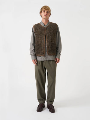 Universal Works Brown Lancaster Gillet Vest
