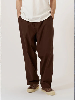 Universal Works Brown Peached Poplin Dutch Pant
