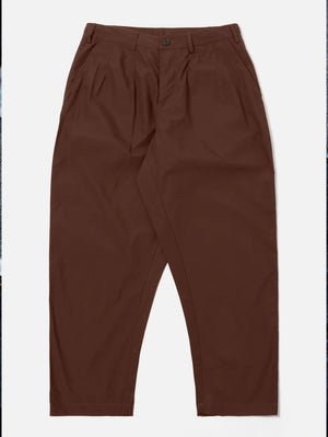 Universal Works Brown Peached Poplin Dutch Pant