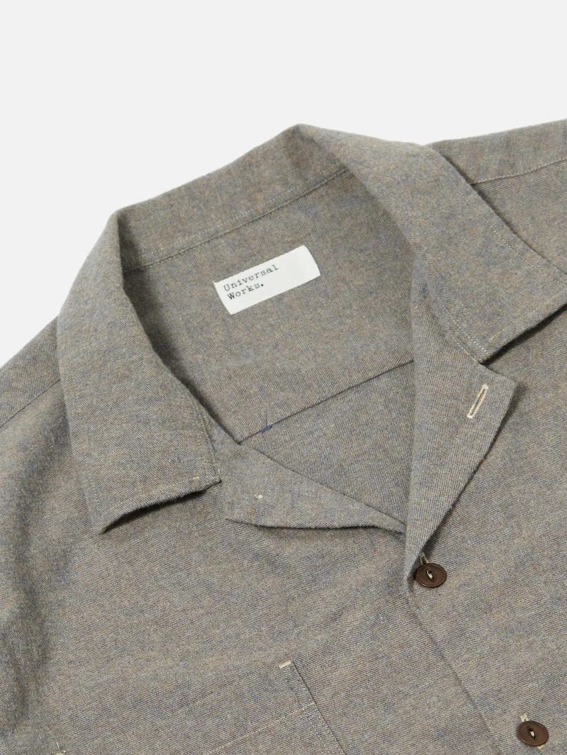 Universal Works Brown Work Shirt