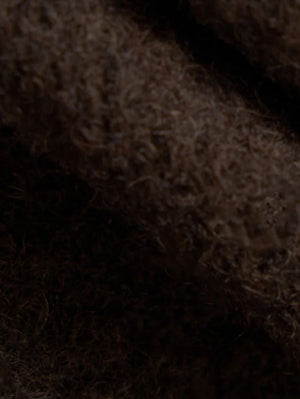 Universal Works Brown/Indigo Wool Fleece Cardigan