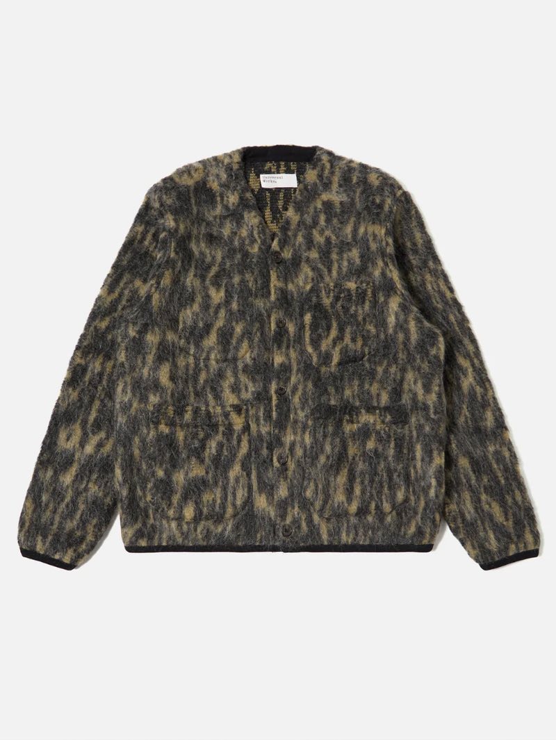 Universal Works Charcoal Cardigan