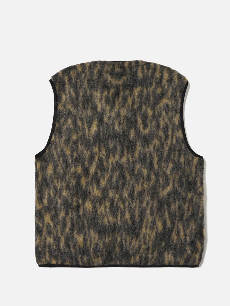 Universal Works Charcoal Zip Gilet