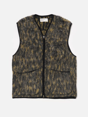 Universal Works Charcoal Zip Gilet