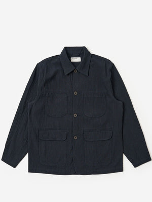 Universal Works Dark Navy Ospina Cotton Labour Jacket