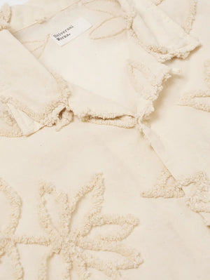 Universal Works Ecru 3D Flower Road Shirt