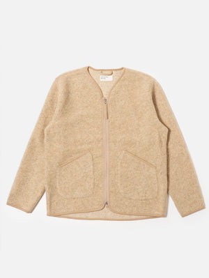Universal Works Fawn Wool Cardigan