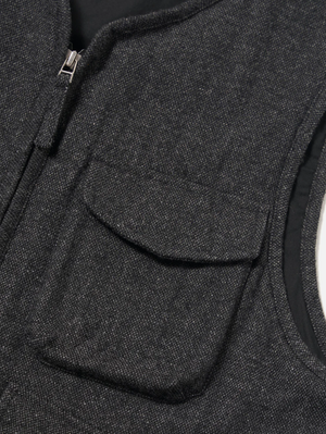 Universal Works Grey Parachute Liner Gilet