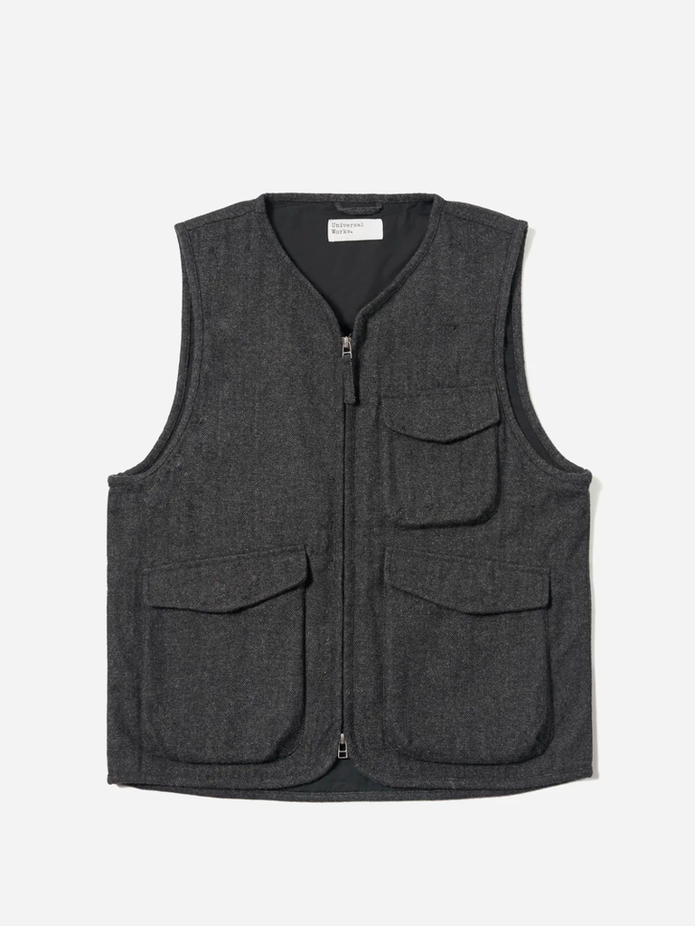 Universal Works Grey Parachute Liner Gilet - Mildblend Supply Co