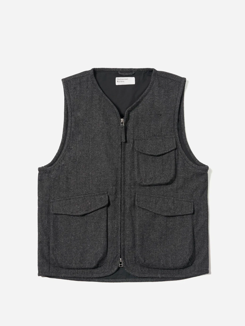 Universal Works Grey Parachute Liner Gilet