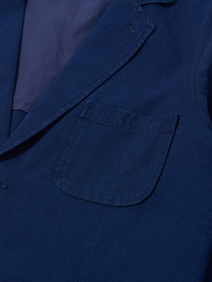 Universal Works Indigo Kimstop Two Button Jacket
