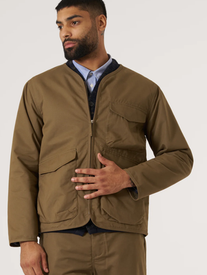 Universal Works Khaki Parachute Liner Jacket