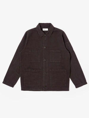 Universal Works Licorice Lyo Linen Mix Coverall Jacket