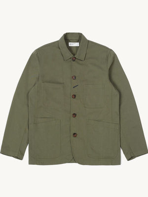 Universal Works Light Olive Baker's Jacket