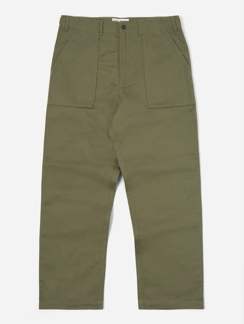 Universal Works Light Olive Fatigue Pants