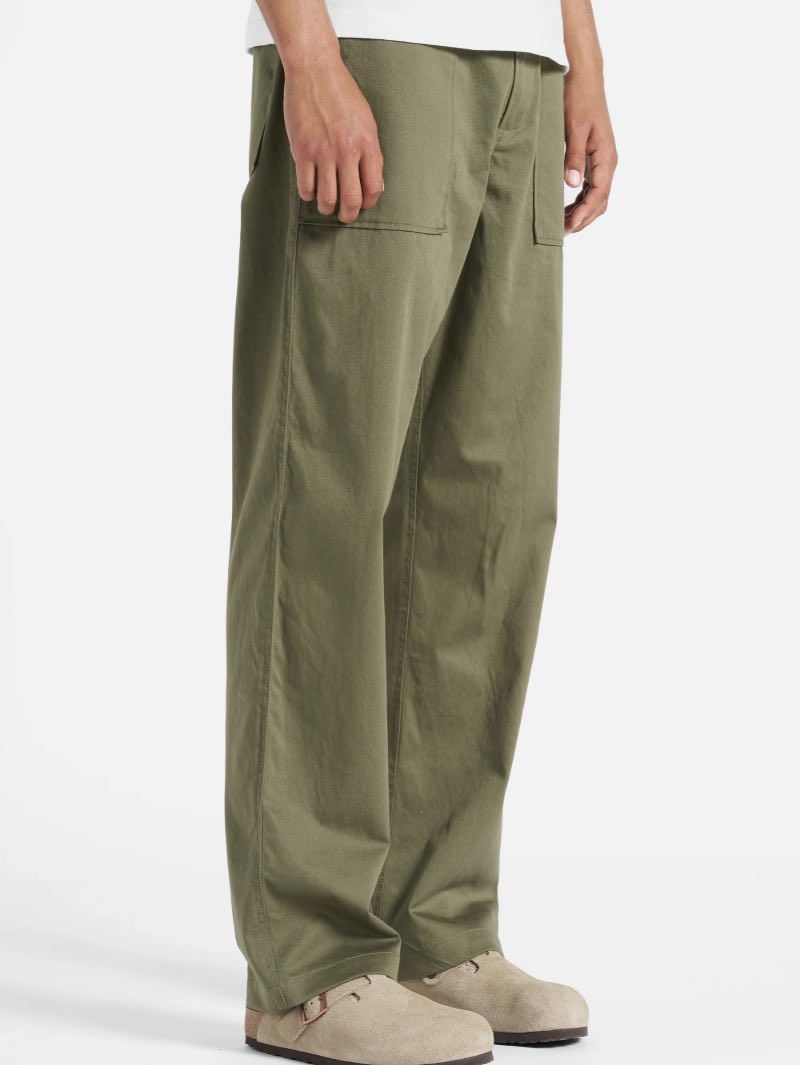 Universal Works Light Olive Fatigue Pants