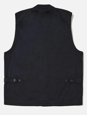 Universal Works Navy Station Waistcoat