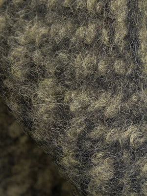 Universal Works Olive Advanced Cardigan Raven Fleece