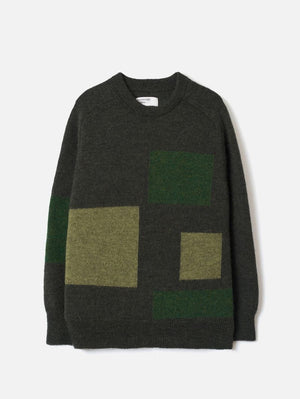 Universal Works Olive Lyon Crew Sweater