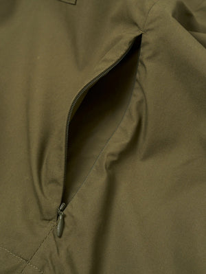 Universal Works Olive Recycled Polytech Z Tech Overshirt