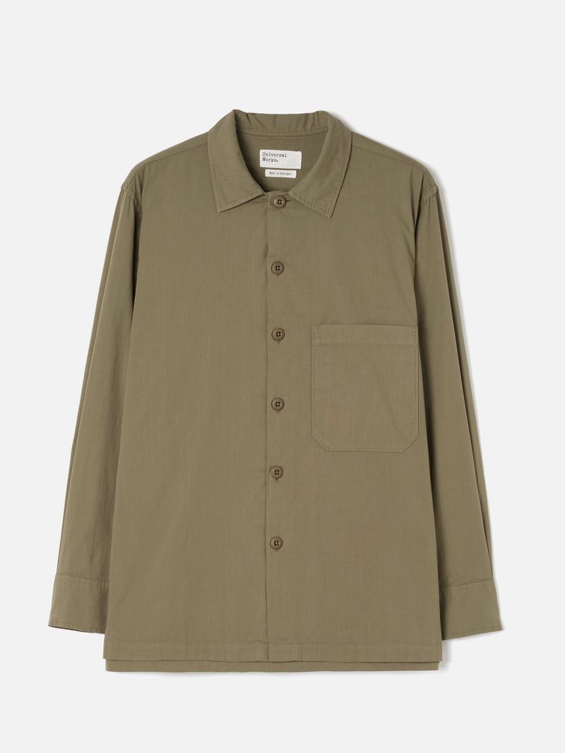 Universal Works Olive Slub Shirt