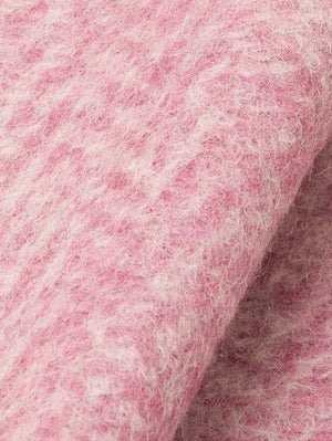 Universal Works Pink Advanced Cardigan Raven Fleece
