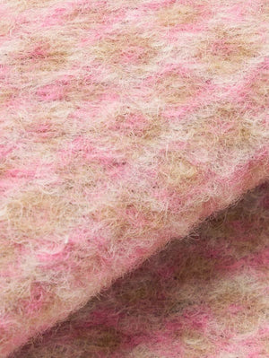 Universal Works Pink Diamond Fleece Cardigan