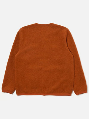 Universal Works Rust Wool Cardigan