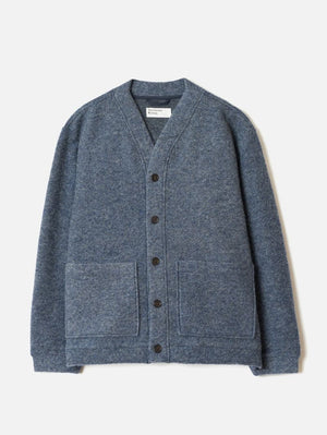 Universal Works Slate Blue Advance Cardigan