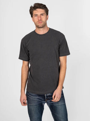 Utilitees 5.5oz Charcoal Loopwheel Crew Neck T-Shirt
