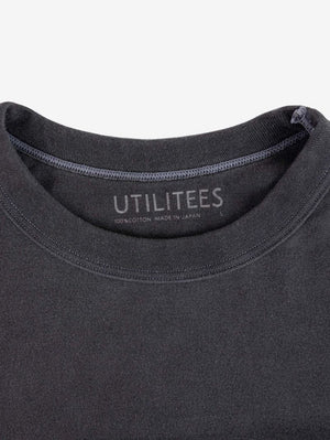Utilitees 5.5oz Charcoal Loopwheel Crew Neck T-Shirt