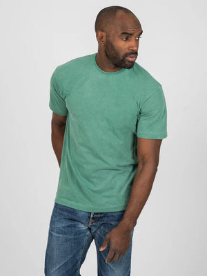 Utilitees 5.5oz Green Loopwheel Crew Neck T-Shirt