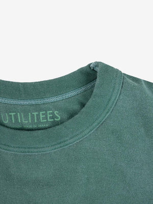 Utilitees 5.5oz Green Loopwheel Crew Neck T-Shirt
