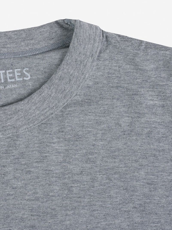 Utilitees 5.5oz Heather Grey Loopwheel Crew Neck T-Shirt