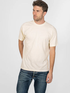 Utilitees 5.5oz Natural Pigment Dyed Loopwheel Crew Neck T-Shirt