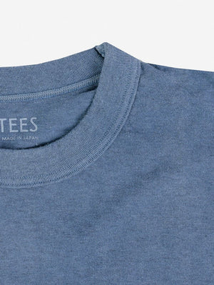 Utilitees Natural Indigo / White Body Loopwheel Crew Neck T-Shirt